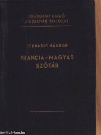 Francia-magyar szótár