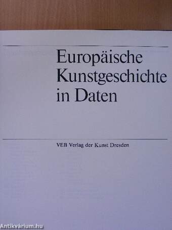 Europäische Kunstgeschichte in Daten