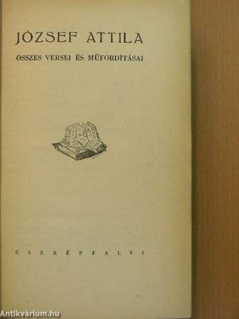 József Attila összes versei és műfordításai