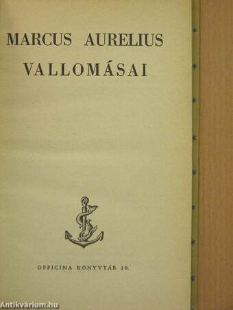 Marcus Aurelius vallomásai