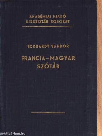 Francia-magyar szótár