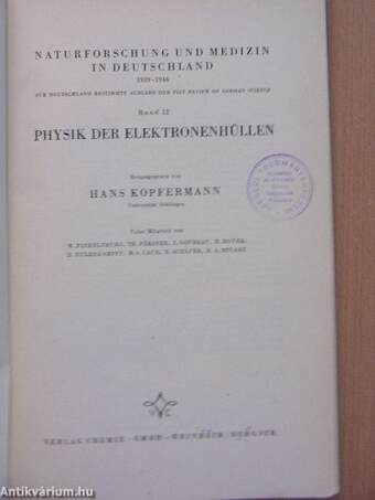 Physik der Eletronenhüllen