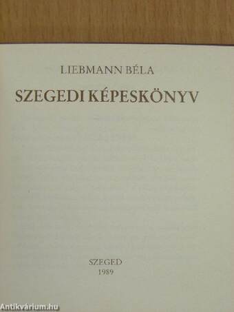 Szegedi képeskönyv (minikönyv)