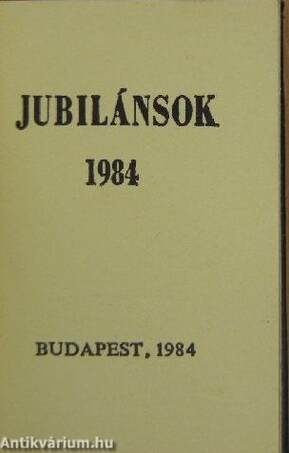 Jubilánsok 1984 (minikönyv)