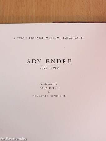 Ady Endre 1877-1919