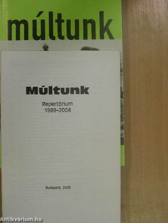 Múltunk 2005/4.