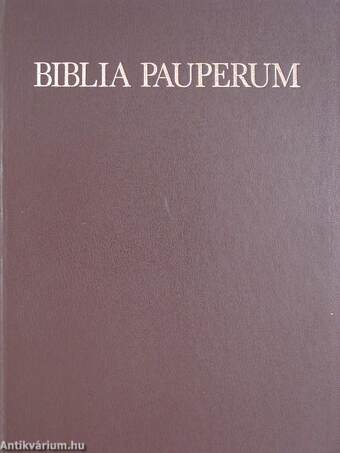 Biblia Pauperum és előtte a Vita et passio Christi képei a Szépművészeti Múzeum kódexében