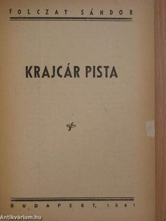 Krajcár Pista