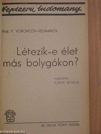 Létezik-e élet más bolygókon?