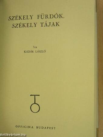 Székely fürdők, székely tájak