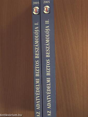 Az adatvédelmi biztos beszámolója 2005. I-II.