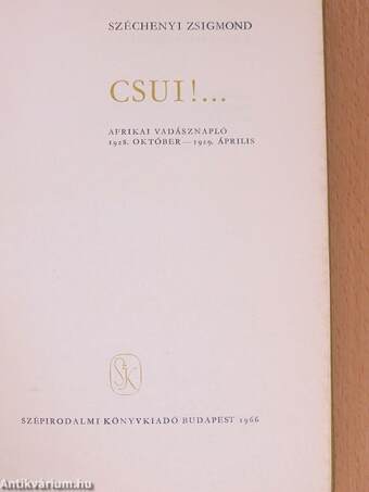 Csui!...