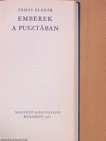 Emberek a pusztában