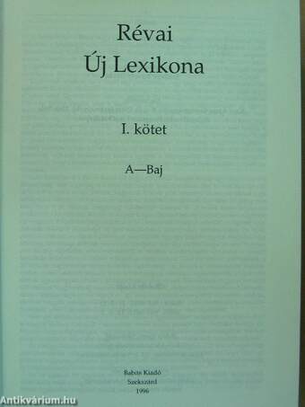 Révai új lexikona 1-19.