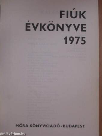 Fiúk Évkönyve 1975