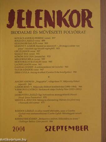 Jelenkor 2001. szeptember