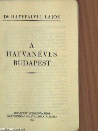 A hatvanéves Budapest