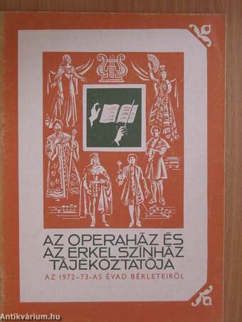 Az Operaház és az Erkel Színház tájékoztatója az 1972-73-as évad bérleteiről