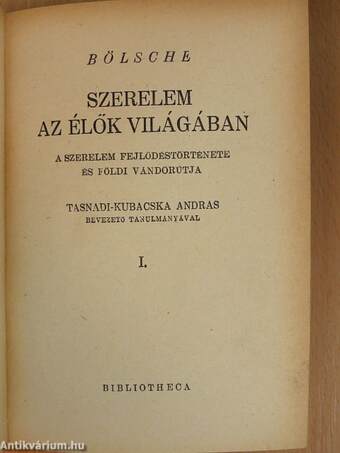 Szerelem az élők világában I-II.