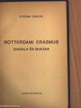 Rotterdami Erasmus diadala és bukása