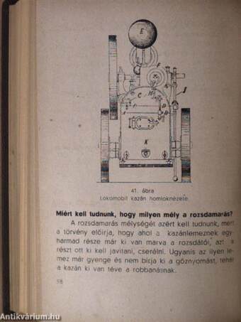 Vas- és fémipar/Lokomobil gőzkazánok és gőzgépek (magánjárók, uthengerlők, gőzekék stb.) kérdés és feleletben
