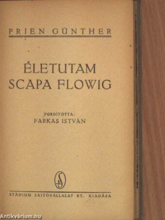 Életutam Scapa Flowig