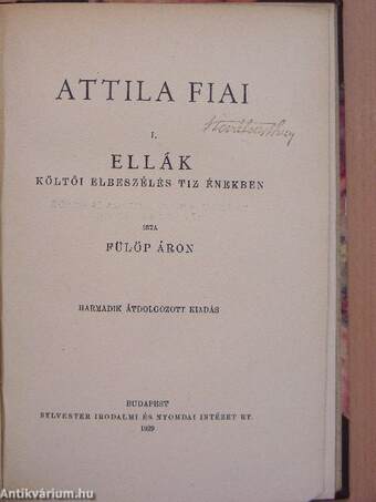 Attila/Attila fiai I-III.