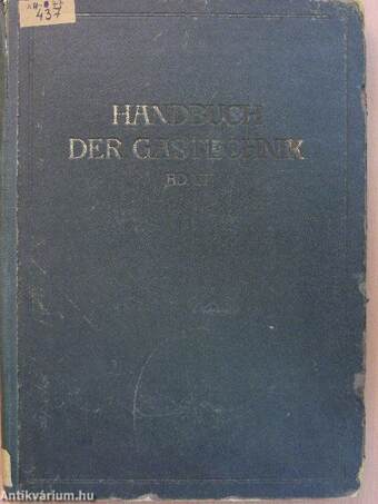 Handbuch der Gastechnik VI.