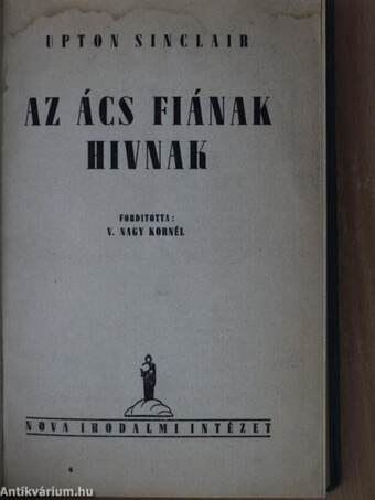 Az Ács fiának hivnak