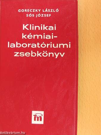 Klinikai kémiai-laboratóriumi zsebkönyv