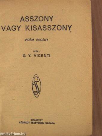 Asszony vagy kisasszony