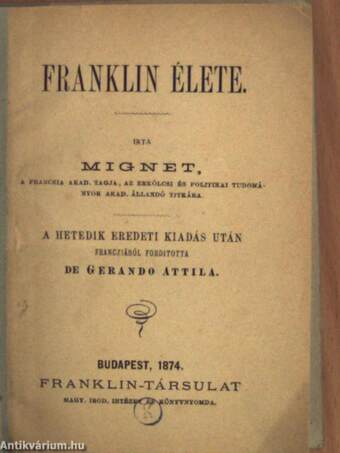 Franklin élete