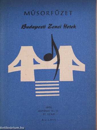 Budapesti Zenei Hetek műsorfüzet 1978/37.