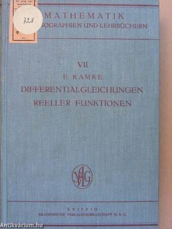 Differentialgleichungen reeller Funktionen