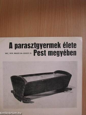 A parasztgyermek élete Pest megyében