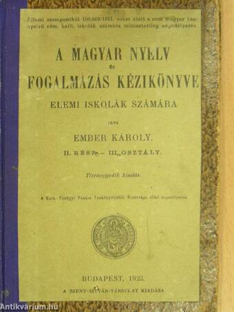 A magyar nyelv és fogalmazás kézikönyve