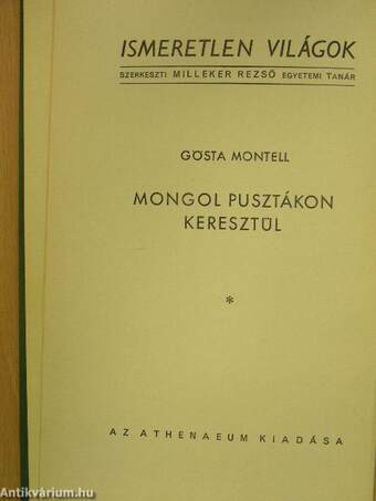 Mongol pusztákon keresztül