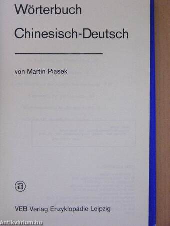 Wörterbuch Chinesisch-Deutsch