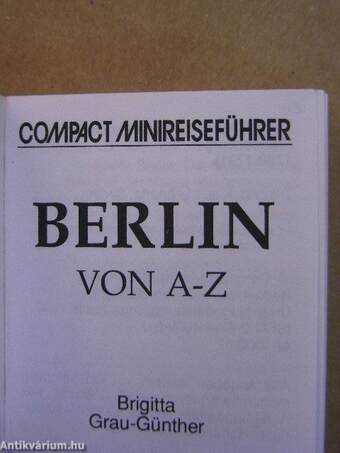 Berlin von A-Z (minikönyv)