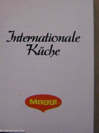 Internationale Küche (minikönyv)