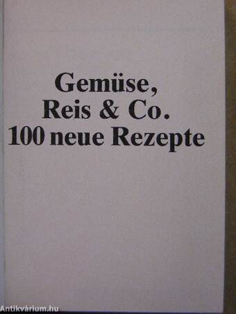 Gemüse, Reis & Co. (minikönyv)