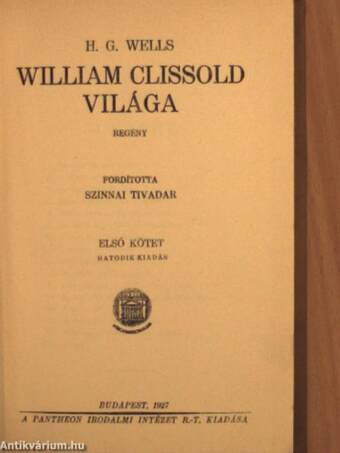 William Clissold világa I-II.