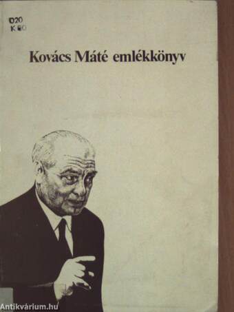 Kovács Máté emlékkönyv