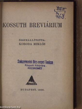 Kossuth breviárium