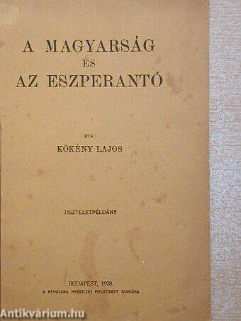 A magyarság és az eszperantó