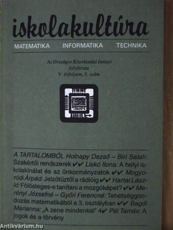 Iskolakultúra 1995/5.