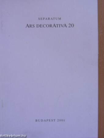 Ars Decorativa 20. - Separatum