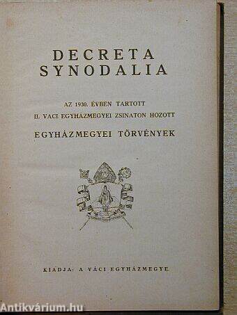 Decreta Synodalia