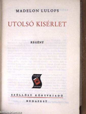 Utolsó kisérlet