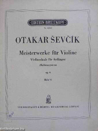 Meisterwerke für Violine Heft VI.
